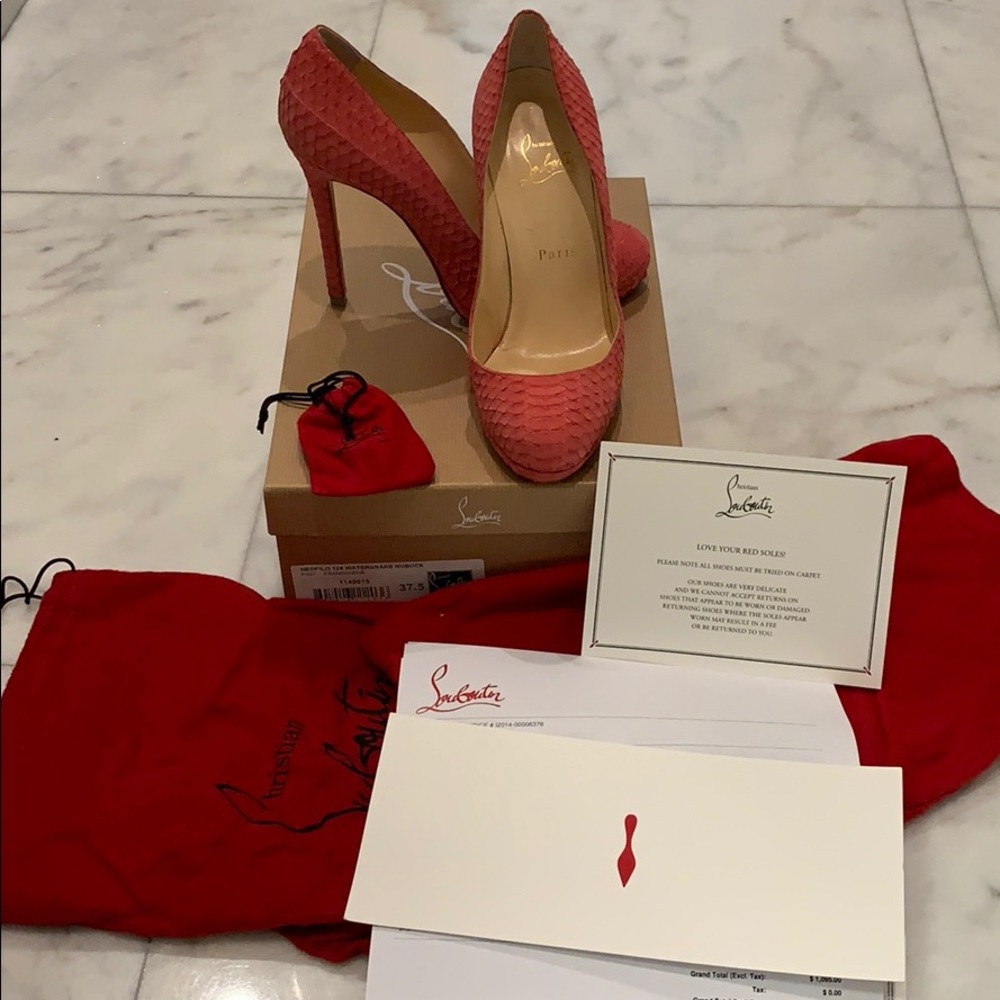 Christian Louboutin shoes Neofilo nubuck sz 37.5
